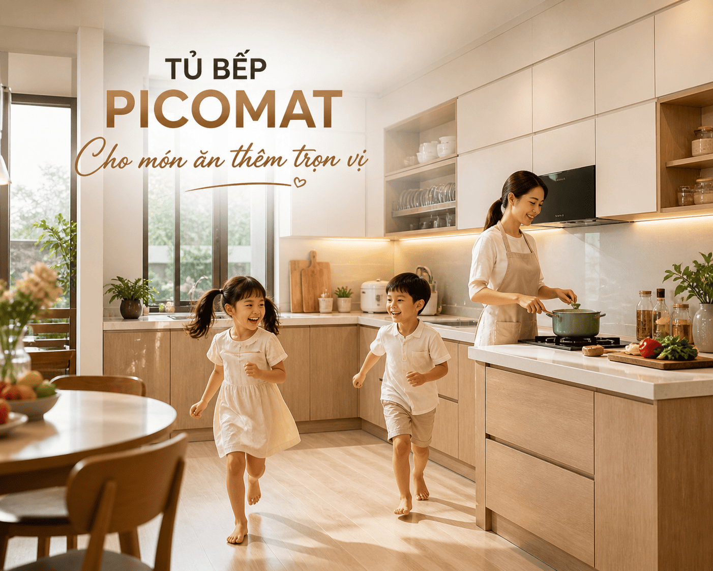 tủ bếp picomat